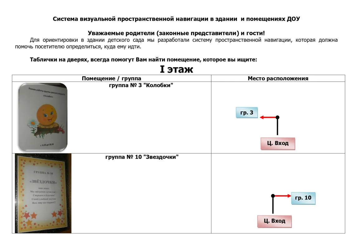 1 этаж навигация 1