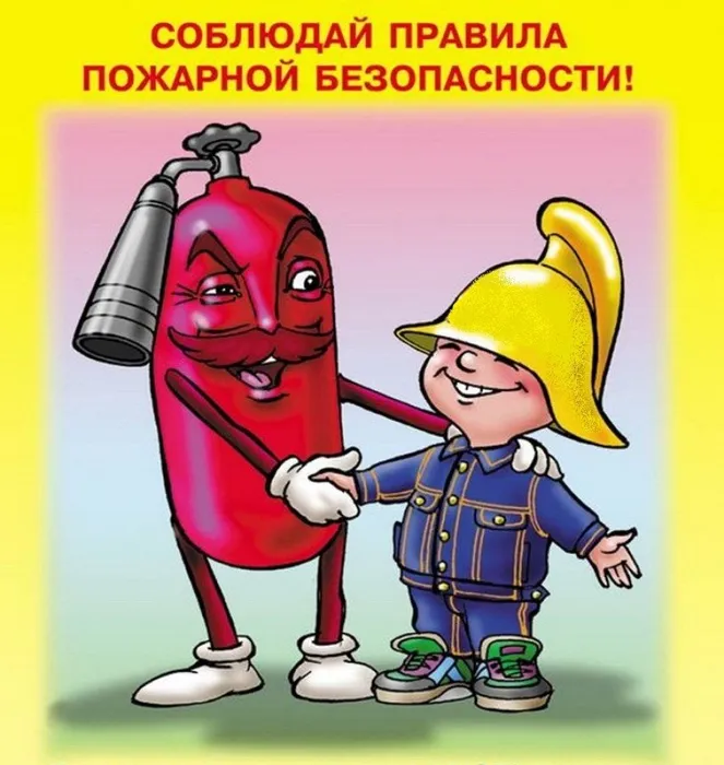 Соблюдай правила пожарной безопасности